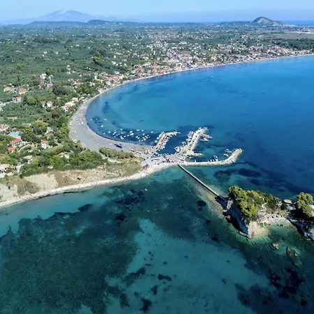 In Zakynthos With Private Pool & Views Villa Lagopodhon